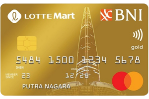 BNI LotteMart Gold Mastercard