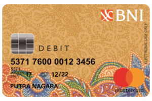 BNI Kartu Debit MasterCard Gold (Rekening Taplus)