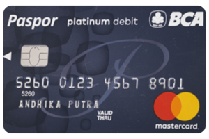 BCA Tahapan Paspor BCA MasterCard Platinum