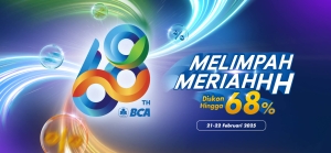 promo hut bca 68