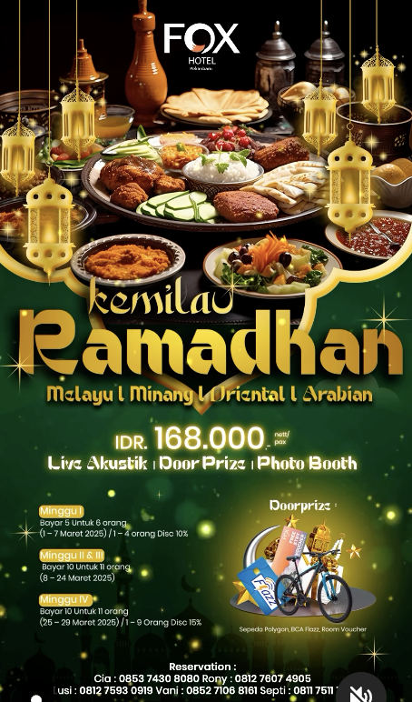 Promo bukber Fox Hotel Pekanbaru