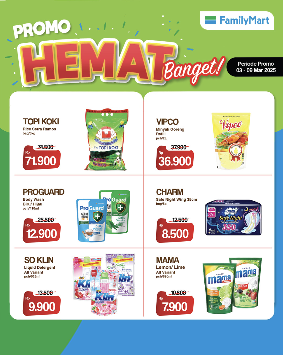 Family Mart promo weekend