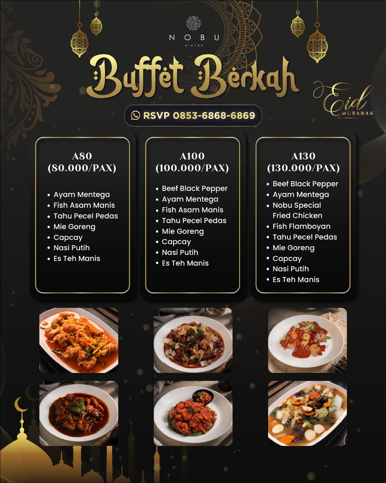 Promo bukber Nobu Bistro Palembang