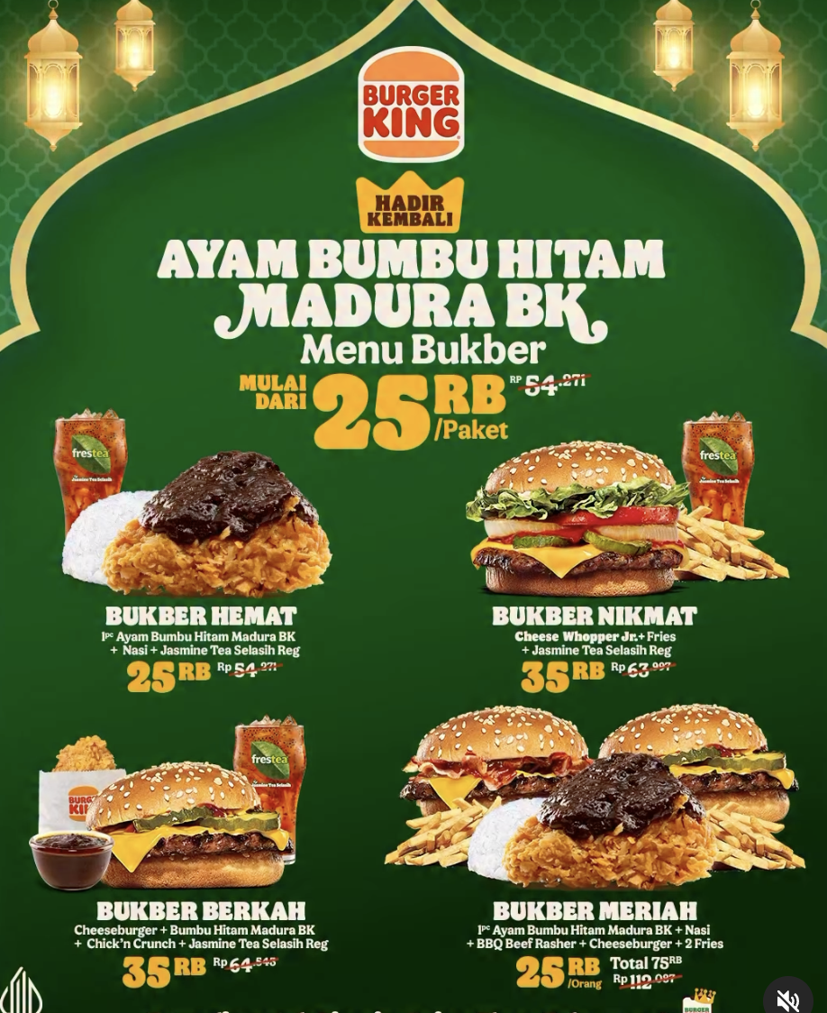 Promo Burger King Ayam Bumbu Madura