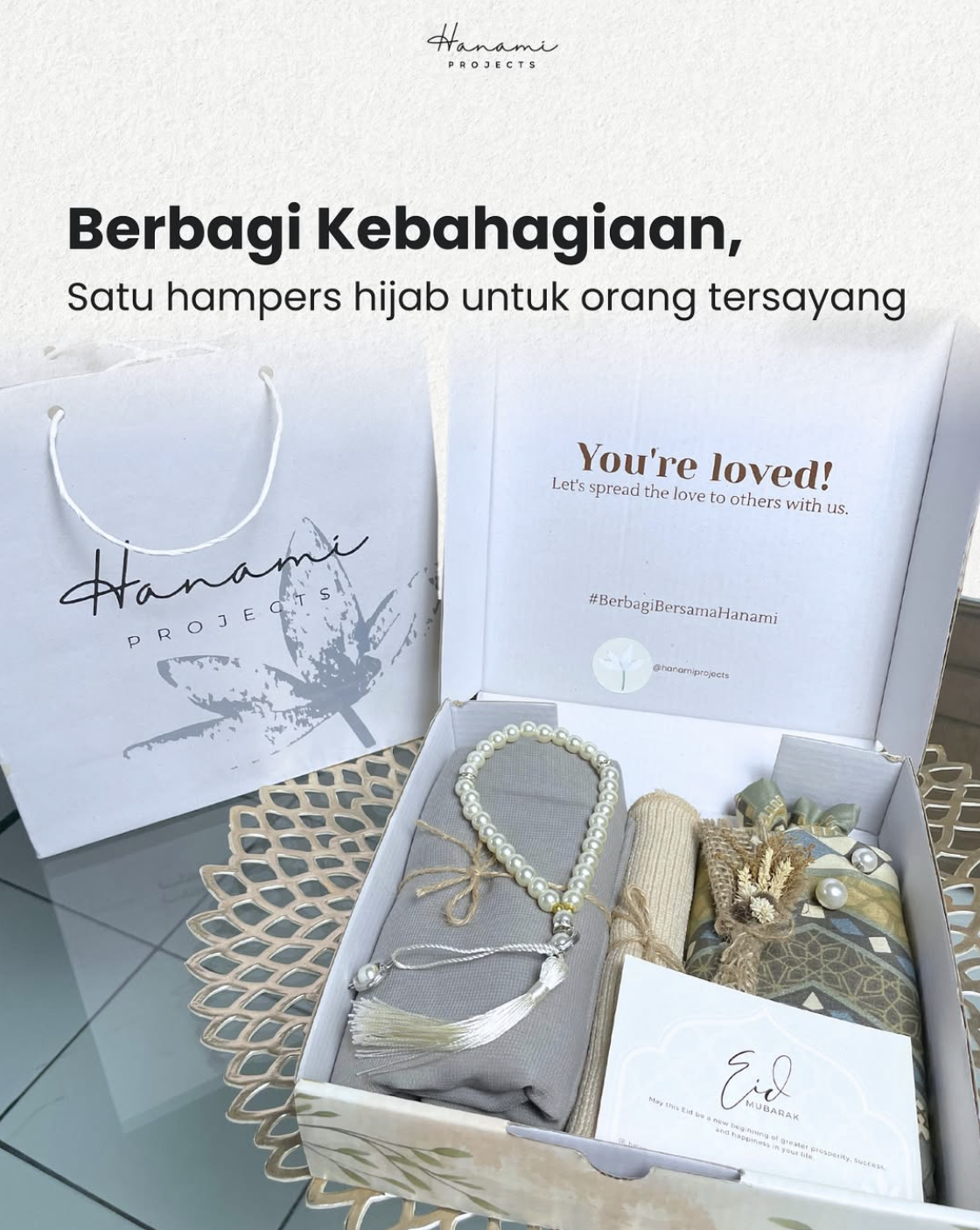 Hanami Projects hamper jilbab