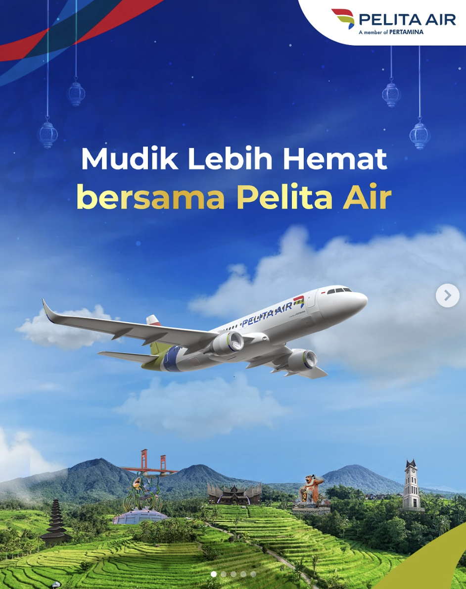 Promo pesawat lebaran Pelita Air