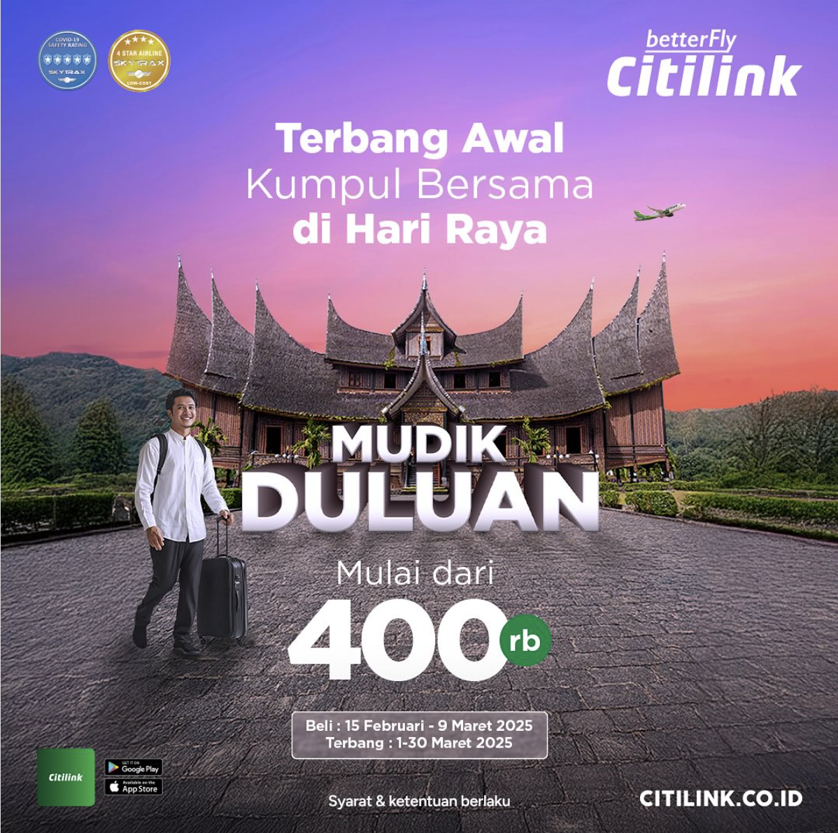 Promo mudik pesawat Citilink