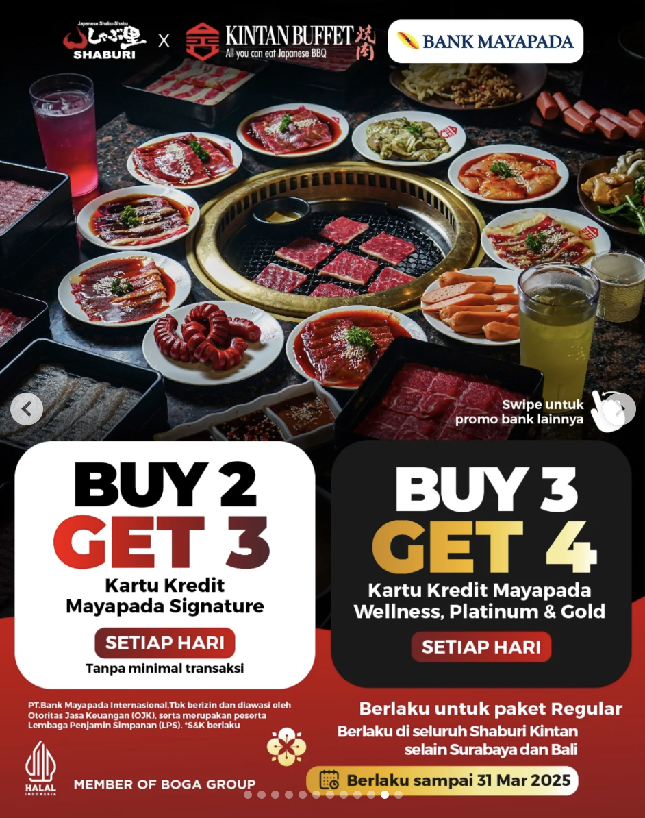 Promo Kintan Buffet Bank Mayapada