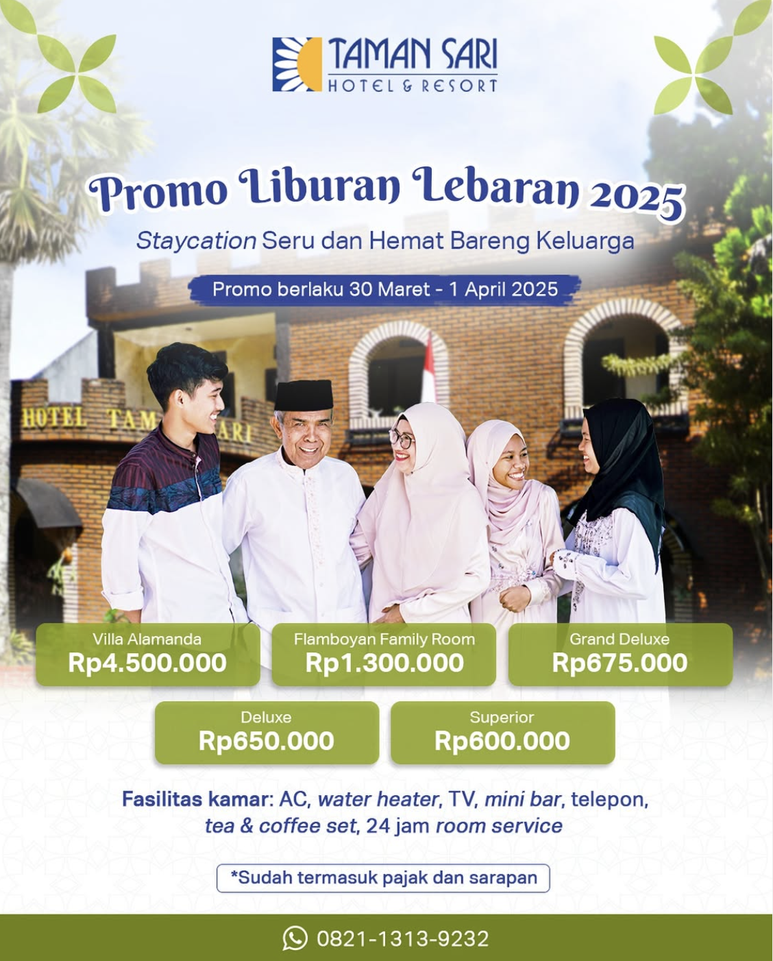 Tamansari Hotel Sukabumi promo hotel Lebaran