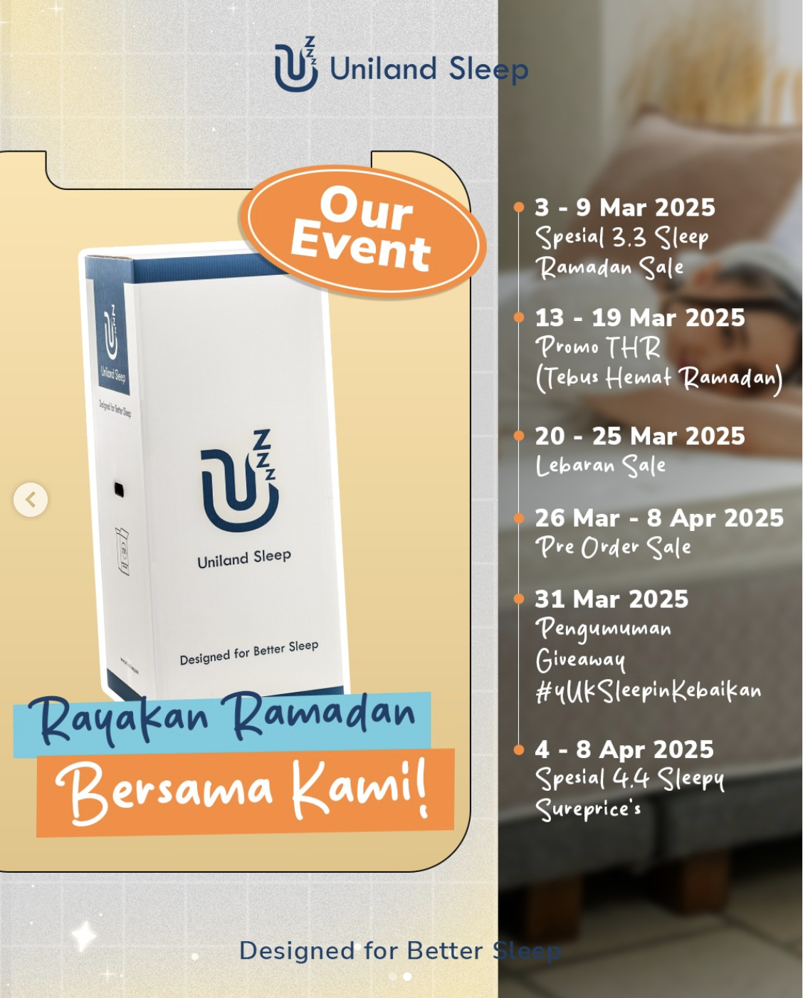 Uniland Sleep promo THR