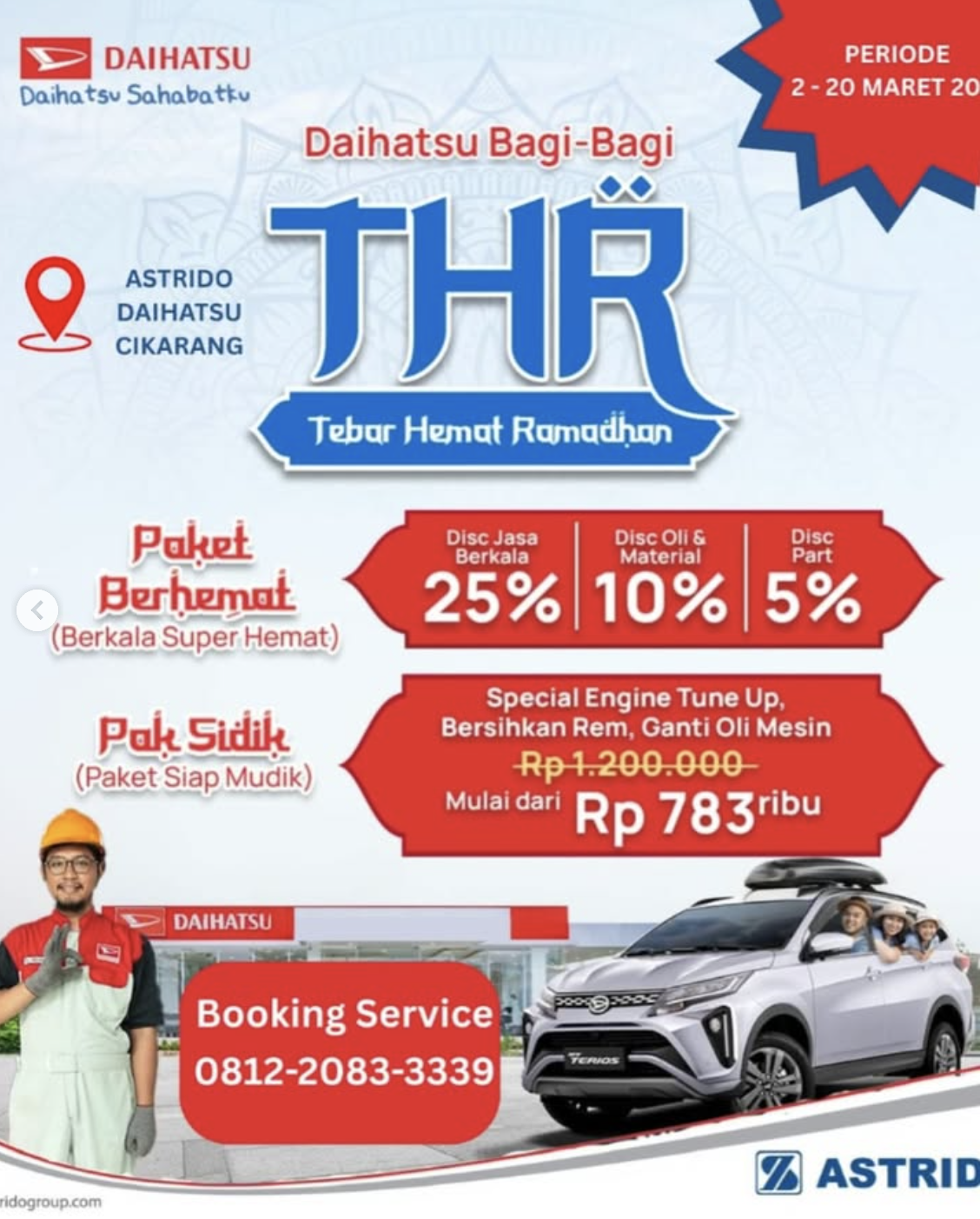Promo THR Astrido Daihatsu Cikarang