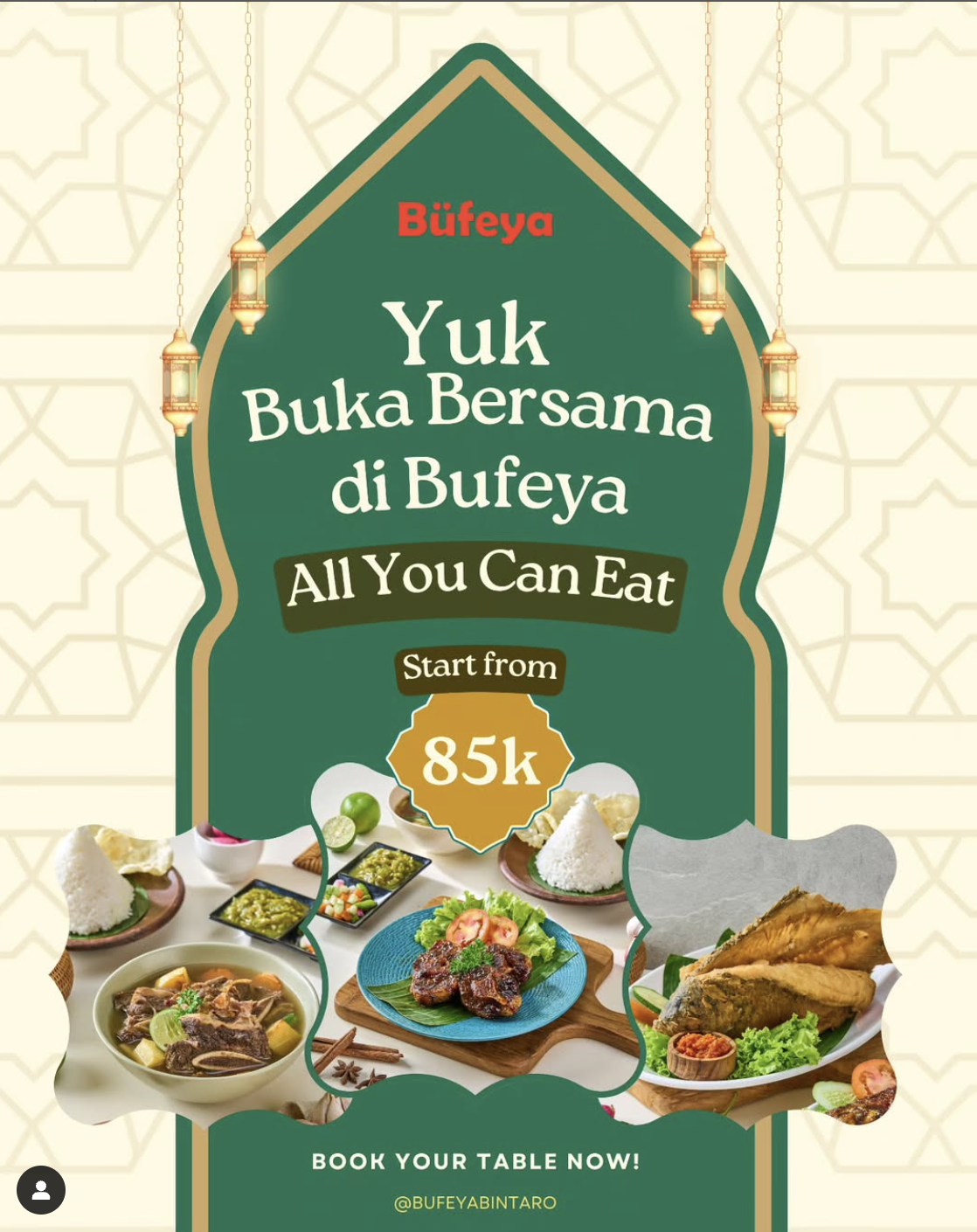 Bufeya Bintaro promo bukber