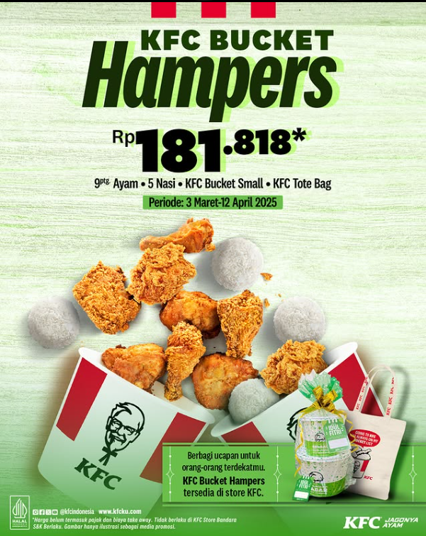 KFC Bucket Hampers Maret 2025