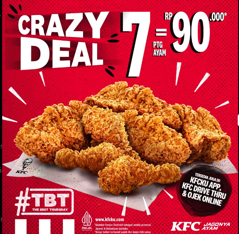 Promo KFC Crazy Deal