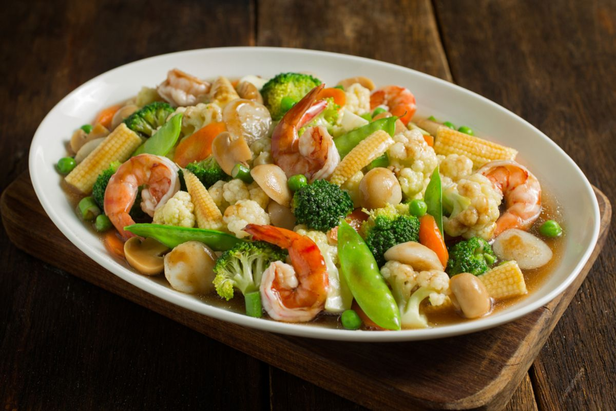 Capcay Kuah Seafood resep buka (dok. Kompas)