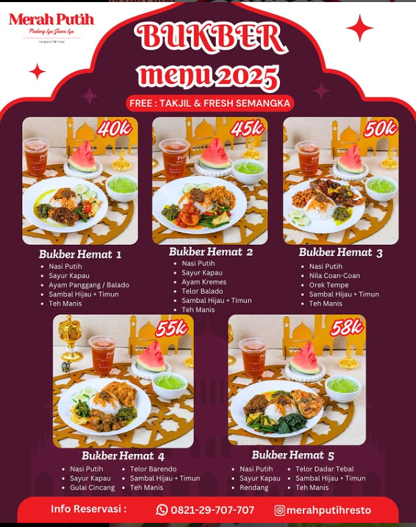 Promo ramadhan Merah Putih Resto