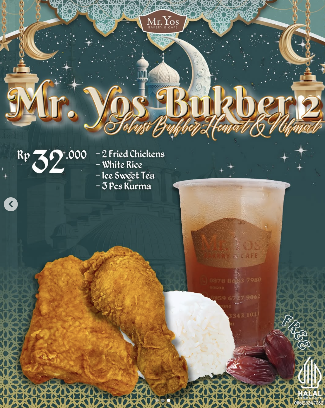 Promo bukber Mr Yos Bogor