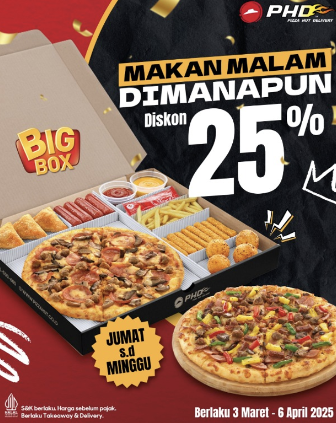 Promo Pizza Hut Makan Malam