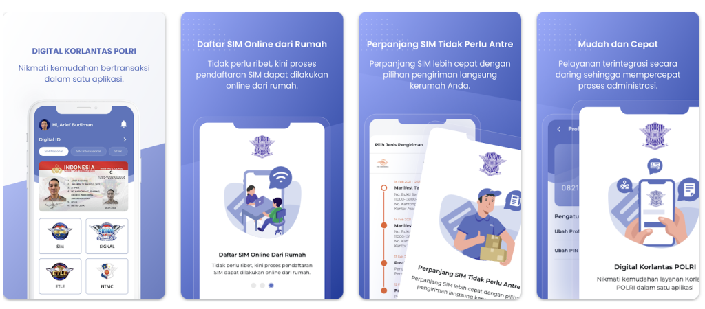 Aplikasi Digital Korlantas Polri (Playstore) Tuwaga