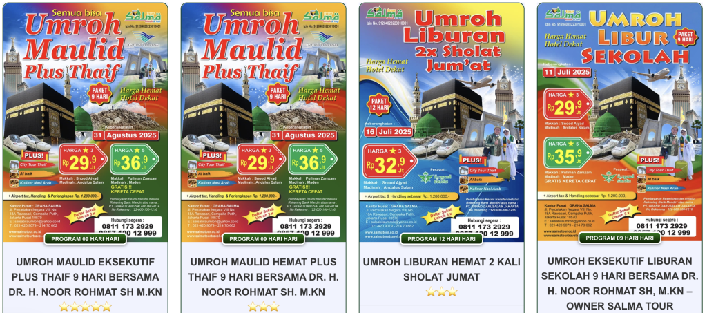 Salma Tour umroh murah tuwaga