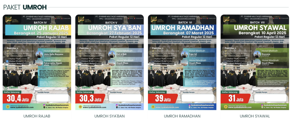 syabab umroh paket umroh medan tuwaga