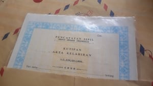 biaya buat akta kelahiran