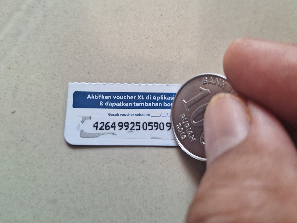 cara mengisi voucher tuwaga