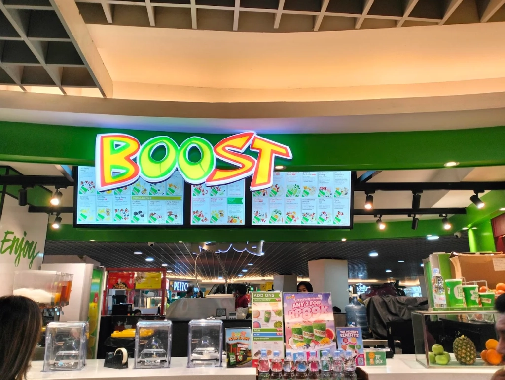 harga menu boost