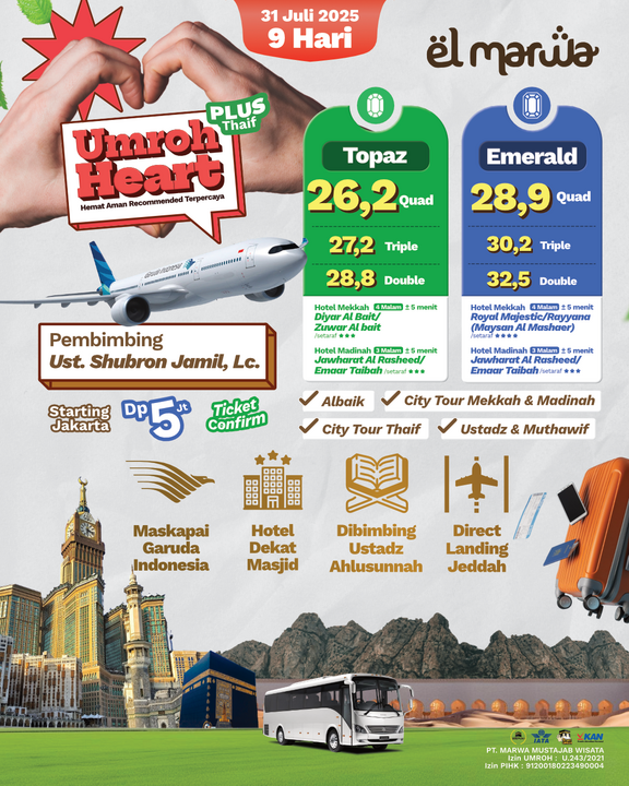 El Marwa umroh murah tuwaga