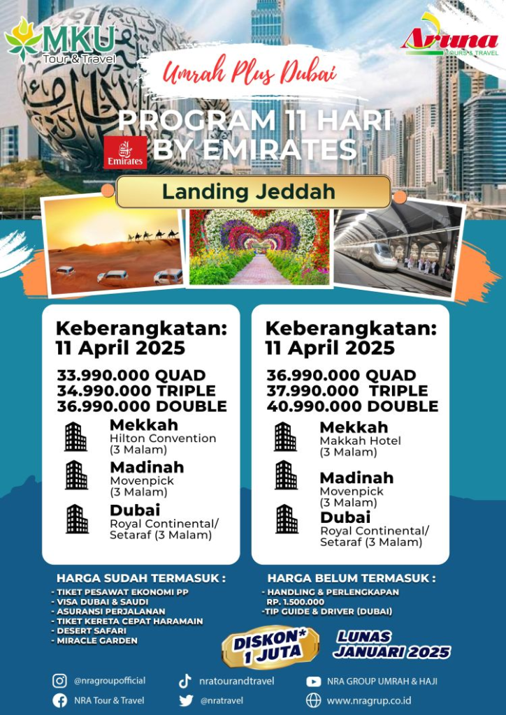nra group umroh plus dubai tuwaga