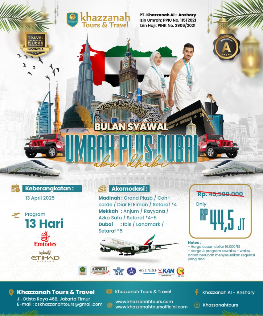 khazzanah umroh plus dubai tuwaga