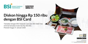 Diskon Hingga 25% di Yakiniku Like dengan BSI - Tuwaga