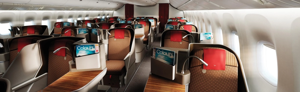 garuda business class tuwaga