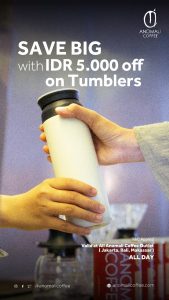 Anomali Coffee Diskon Rp5 ribu Untuk Pembelian Menggunakan Tumbler dengan Berbagai Metode Pembayaran - Tuwaga