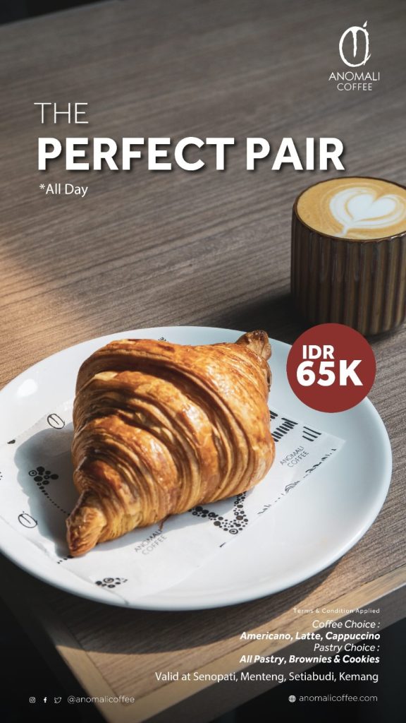 Anomali Coffee Harga Spesial Kopi dan Roti Rp65 ribu dengan Berbagai Metode Pembayaran - Tuwaga