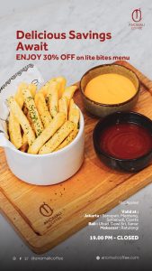 Anomali Coffee Diskon 30% Untuk Bites Menu dengan Berbagai Metode Pembayaran - Tuwaga
