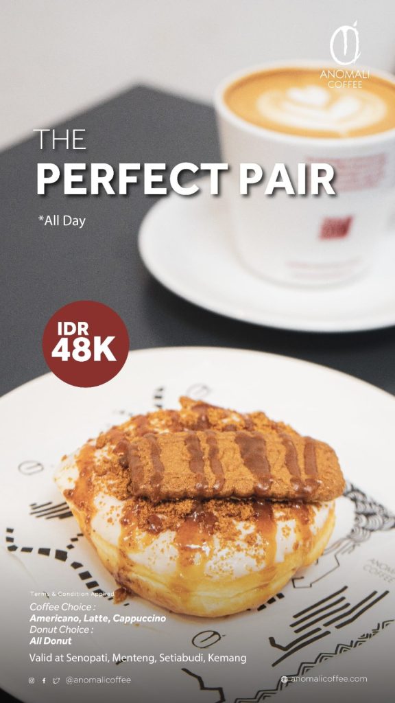 Anomali Coffee Harga Spesial Kopi dan Donat Rp48 ribu dengan Berbagai Metode Pembayaran - Tuwaga