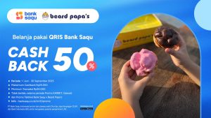 Beard Papa’s Cashback 50% dengan Bank Saqu - Tuwaga