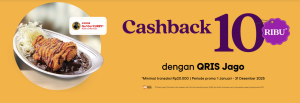 Go! Go! Curry! Cashback 10 Ribu dengan QRIS Jago - Tuwaga