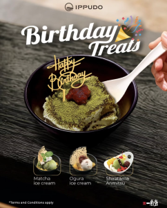 Ulang Tahun? Dapatkan Dessert Gratis di Ippudo! - Tuwaga