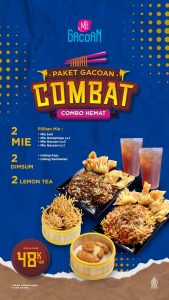 Mie Gacoan Paket Gacoan Combo Hemat (Combat) dengan Berbagai Metode Pembayaran - Tuwaga