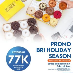 Ponut Donat Kentang Diskon Hingga Rp77 ribu dengan Kartu Kredit dan Debit BRI - Tuwaga