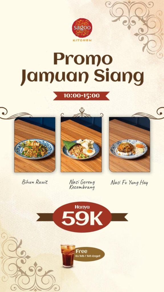 Sagoo Kitchen Harga Spesial Rp59 Ribu dengan Berbagai Metode Pembayaran - Tuwaga