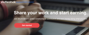 dapat uang di shutterstock contributor