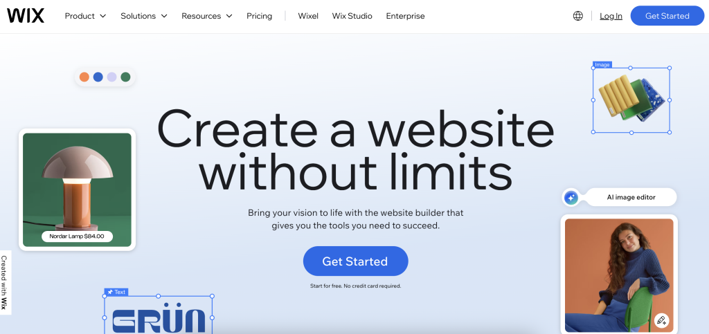 wix aplikasi website builder tuwaga