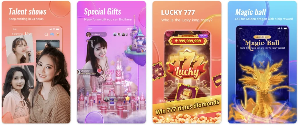 aplikasi VCS gratis tanpa koin woo live