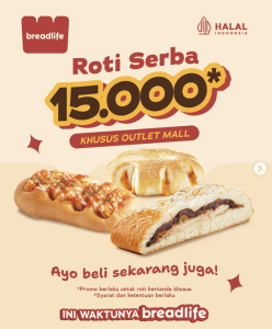 Breadlife Roti Serba Rp15.000 - Tuwaga