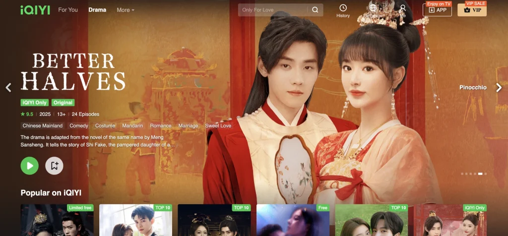 iqiyi situs nonton drama china gratis legal