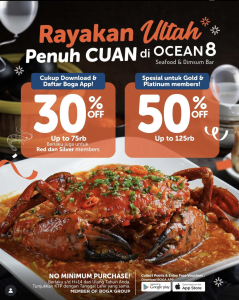 Rayakan Ultah Penuh Cuan di Ocean 8 - Tuwaga