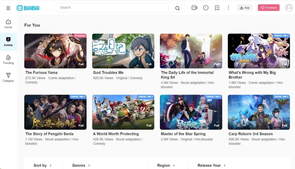 situs nonton film jepang gratis legal bilibili